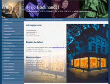Tablet Screenshot of devrijeboekhandel.nl